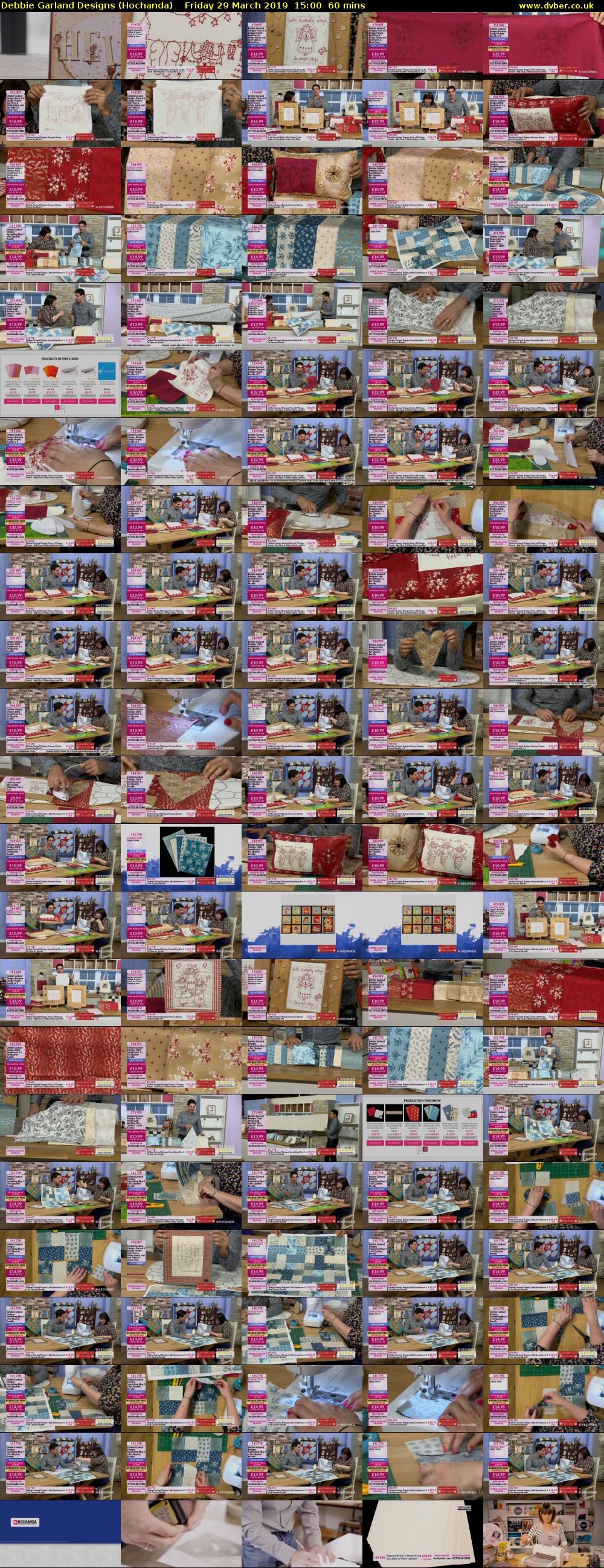Debbie Garland Designs (Hochanda) Friday 29 March 2019 15:00 - 16:00