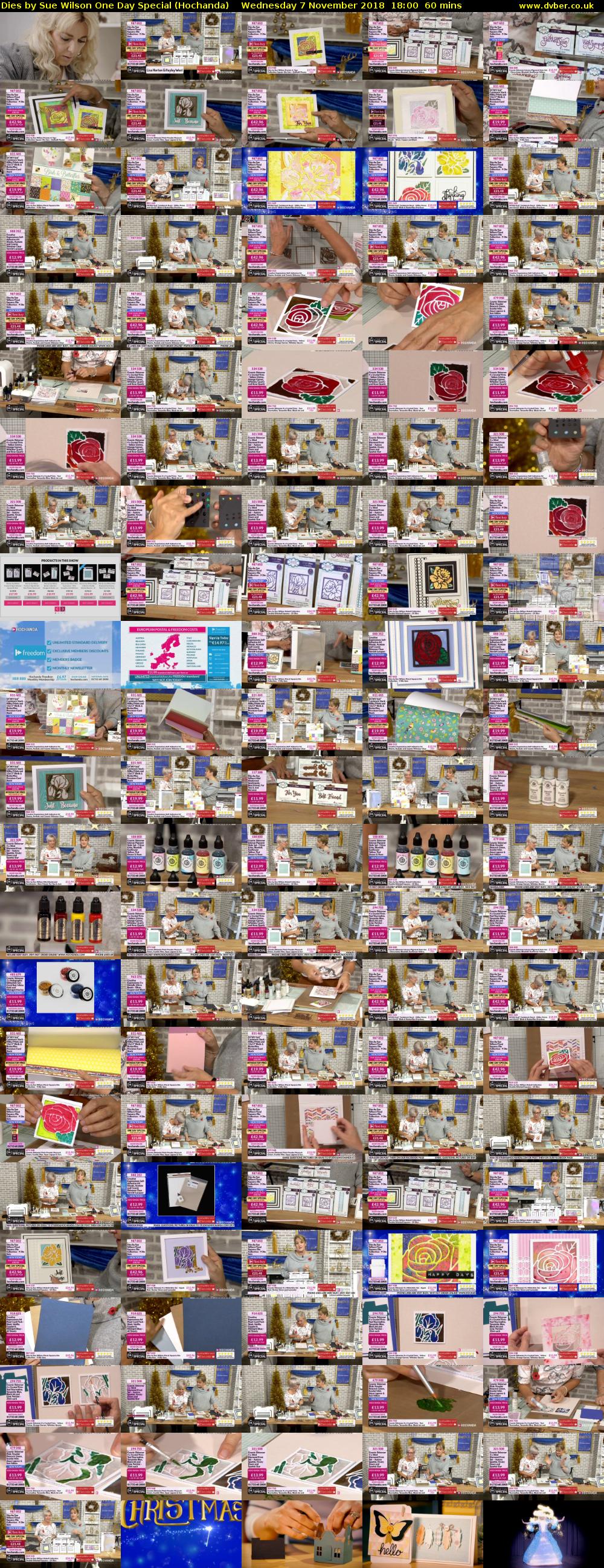 Dies by Sue Wilson One Day Special (Hochanda) Wednesday 7 November 2018 18:00 - 19:00