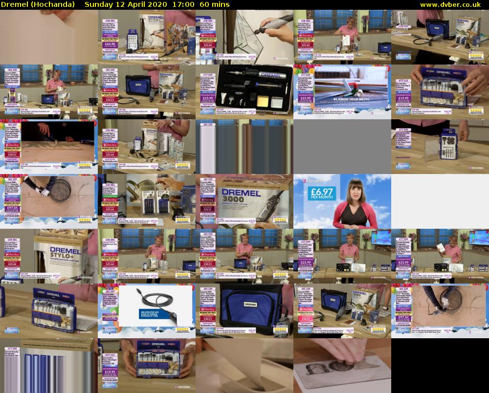 Dremel (Hochanda) Sunday 12 April 2020 17:00 - 18:00