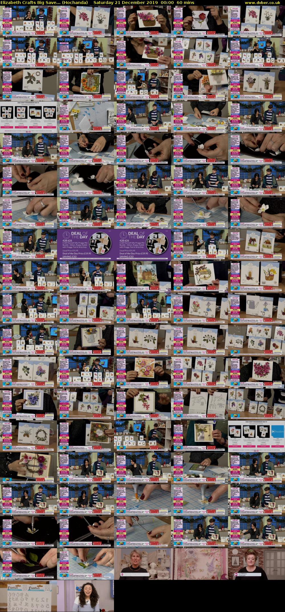 Elizabeth Crafts Big Save... (Hochanda) Saturday 21 December 2019 00:00 - 01:00