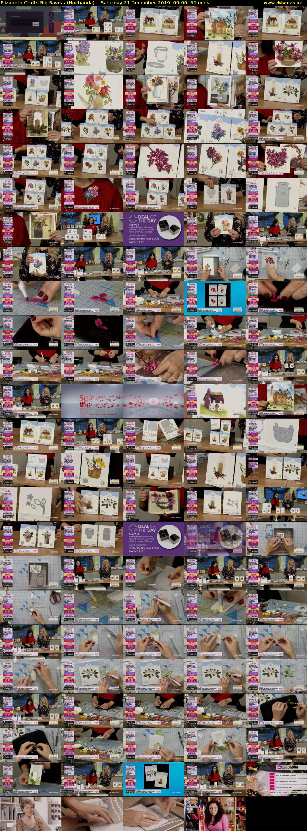 Elizabeth Crafts Big Save... (Hochanda) Saturday 21 December 2019 09:00 - 10:00