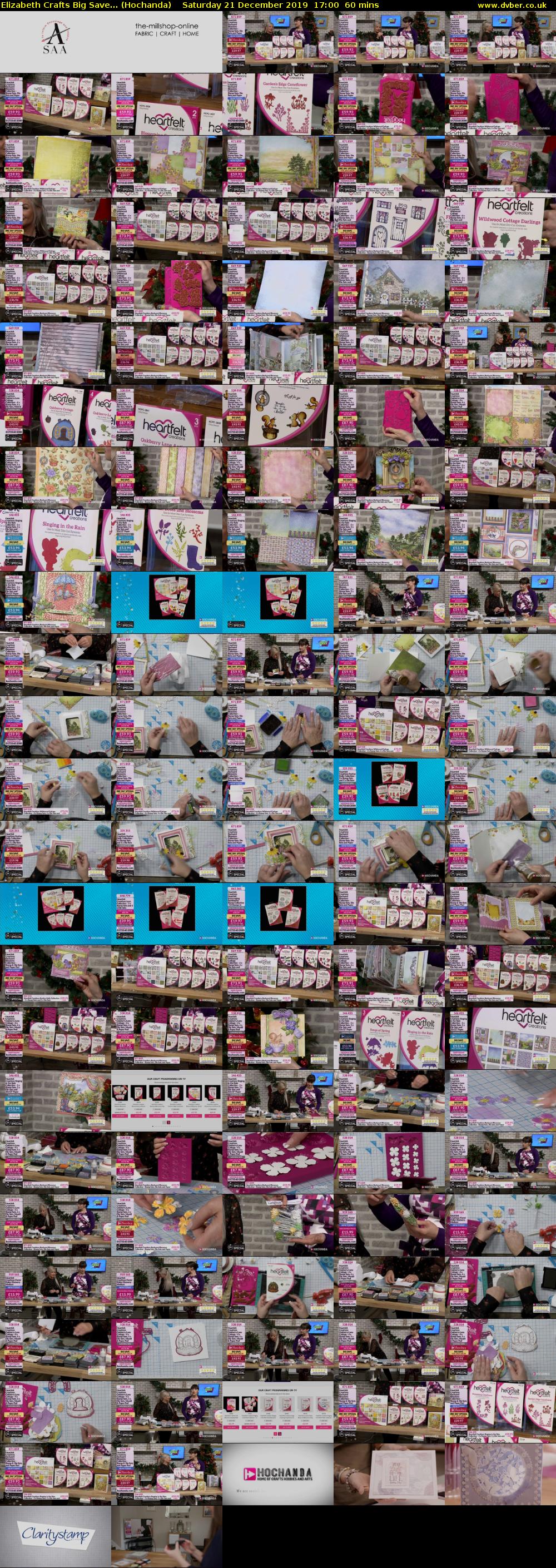 Elizabeth Crafts Big Save... (Hochanda) Saturday 21 December 2019 17:00 - 18:00