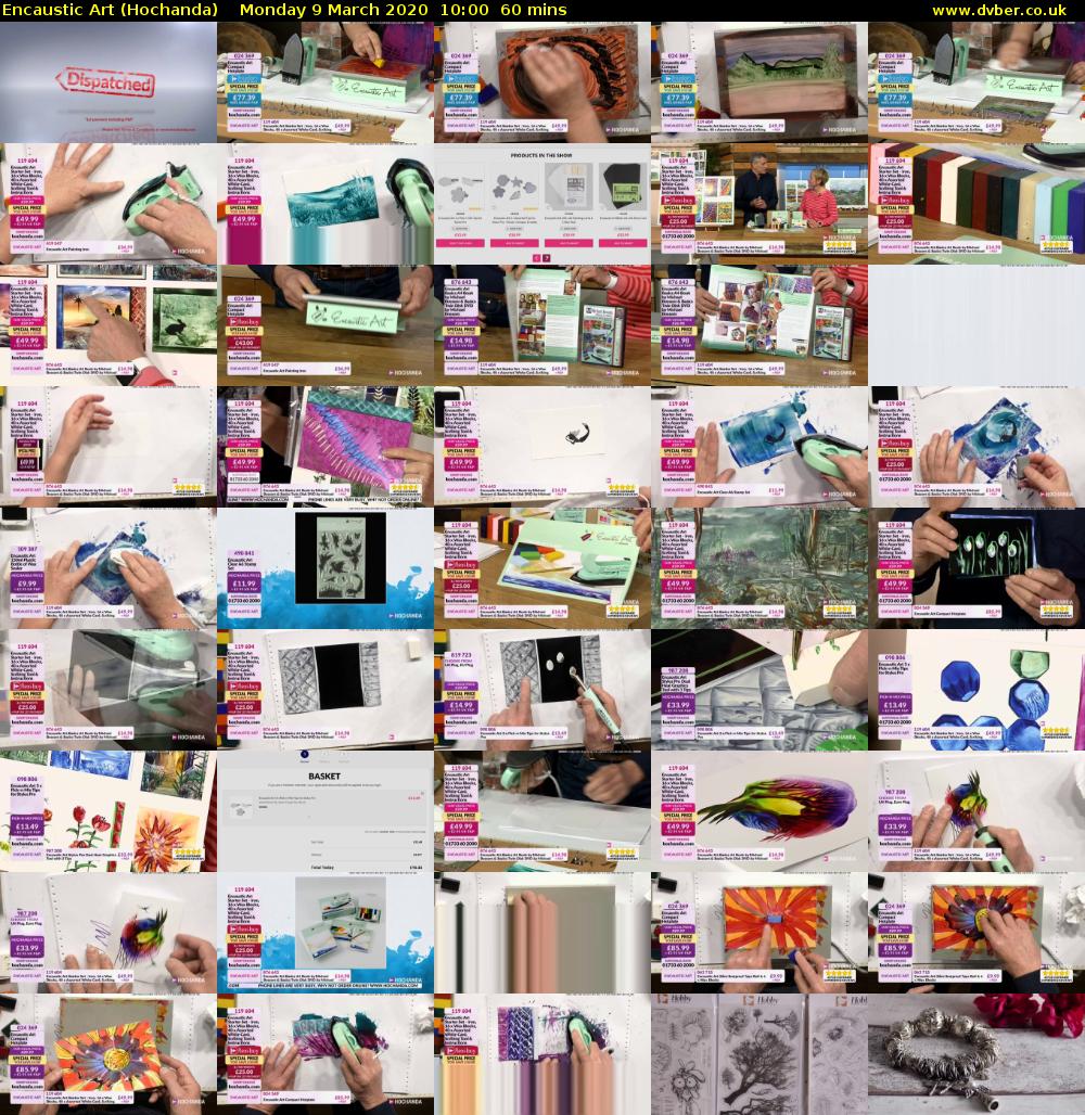 Encaustic Art (Hochanda) Monday 9 March 2020 10:00 - 11:00