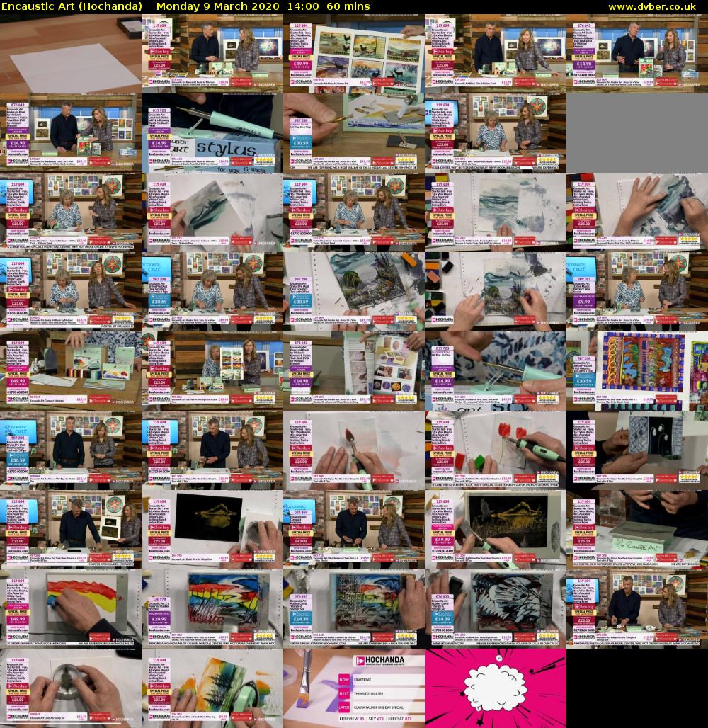 Encaustic Art (Hochanda) Monday 9 March 2020 14:00 - 15:00
