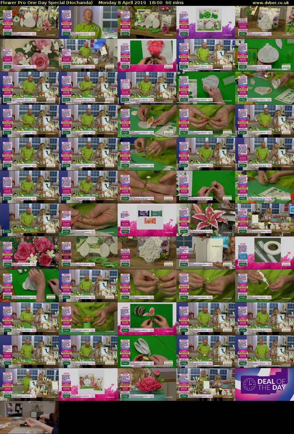 Flower Pro One Day Special (Hochanda) Monday 8 April 2019 18:00 - 19:00
