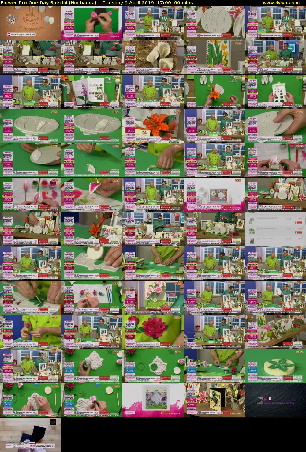 Flower Pro One Day Special (Hochanda) Tuesday 9 April 2019 17:00 - 18:00