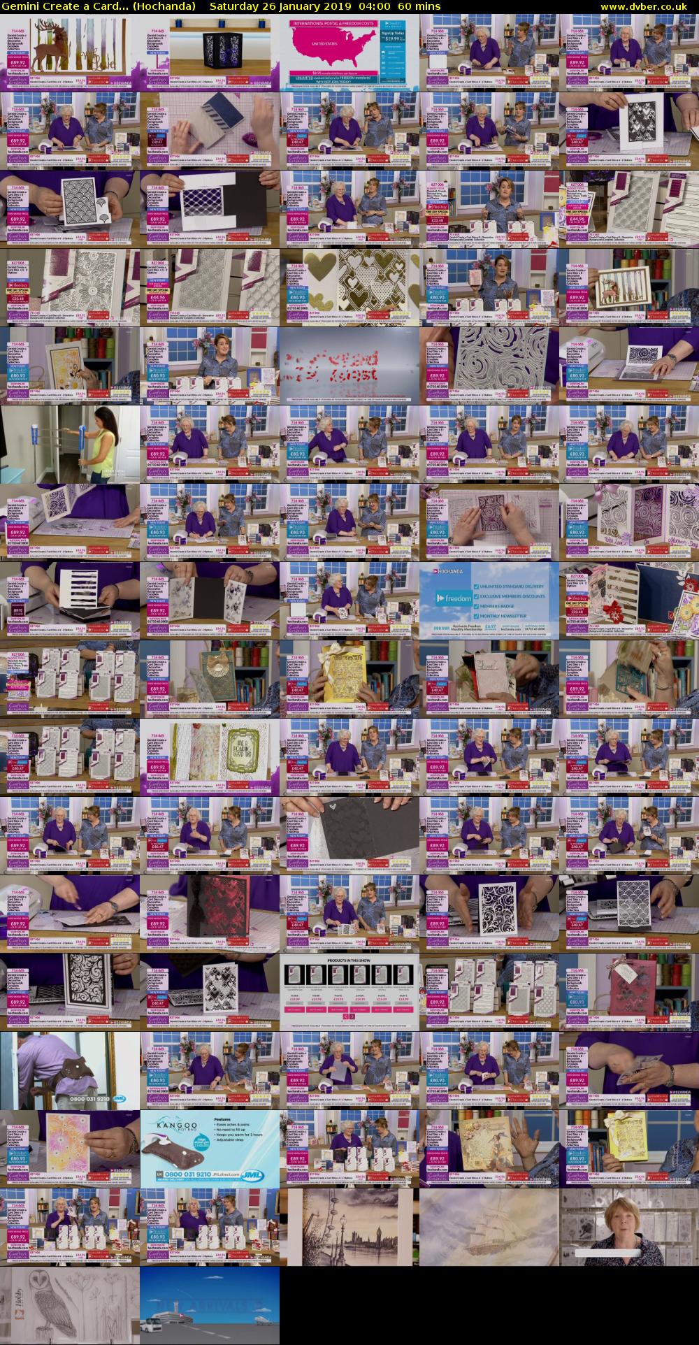 Gemini Create a Card... (Hochanda) Saturday 26 January 2019 04:00 - 05:00