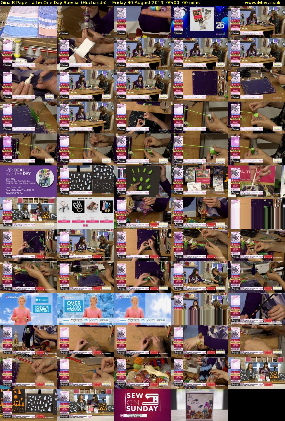 Gina B PaperLathe One Day Special (Hochanda) Friday 30 August 2019 09:00 - 10:00