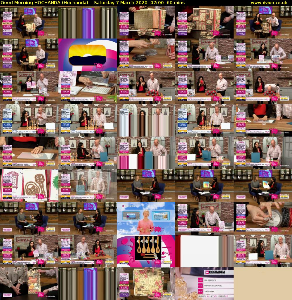 Good Morning HOCHANDA (Hochanda) Saturday 7 March 2020 07:00 - 08:00