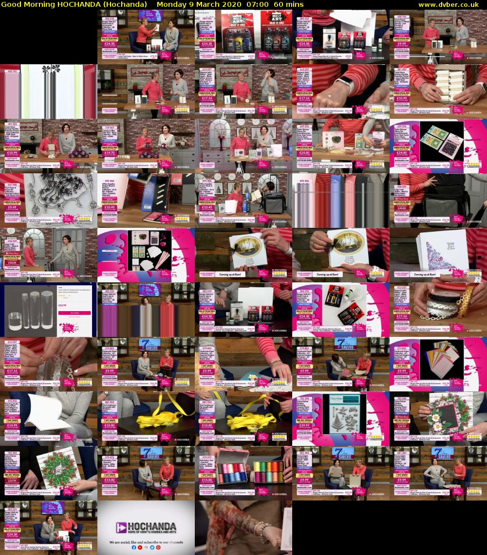Good Morning HOCHANDA (Hochanda) Monday 9 March 2020 07:00 - 08:00