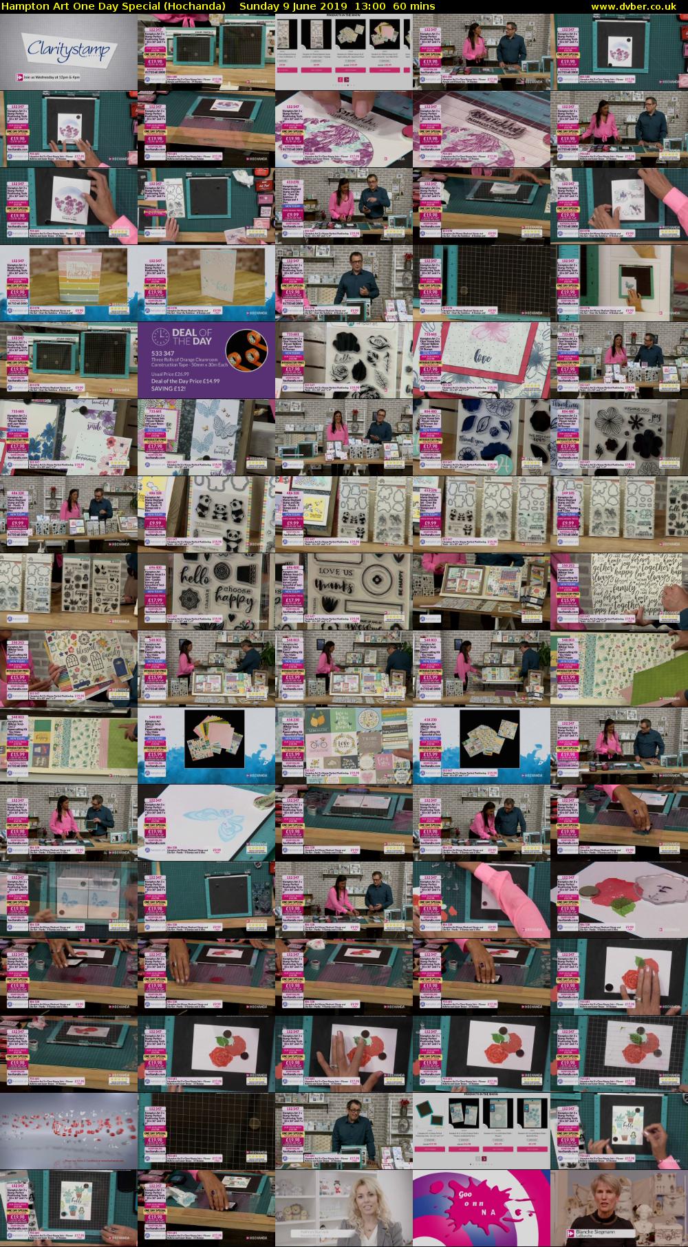 Hampton Art One Day Special (Hochanda) Sunday 9 June 2019 13:00 - 14:00