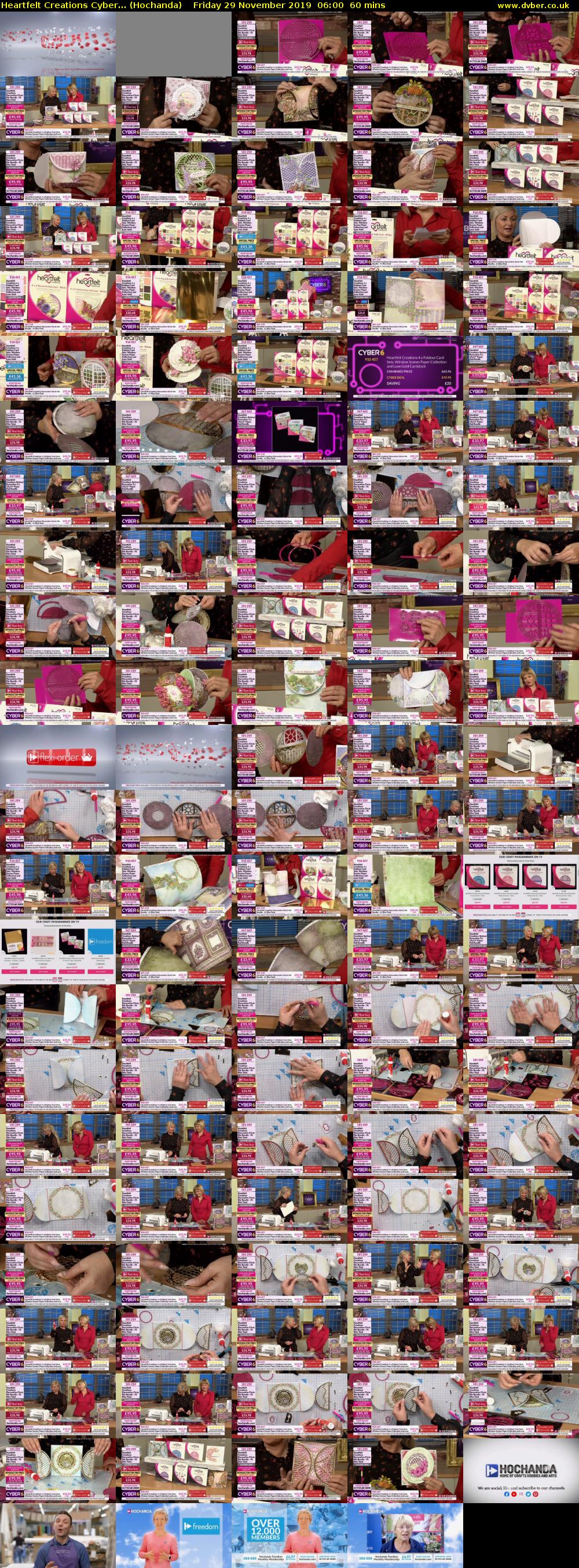 Heartfelt Creations Cyber... (Hochanda) Friday 29 November 2019 06:00 - 07:00
