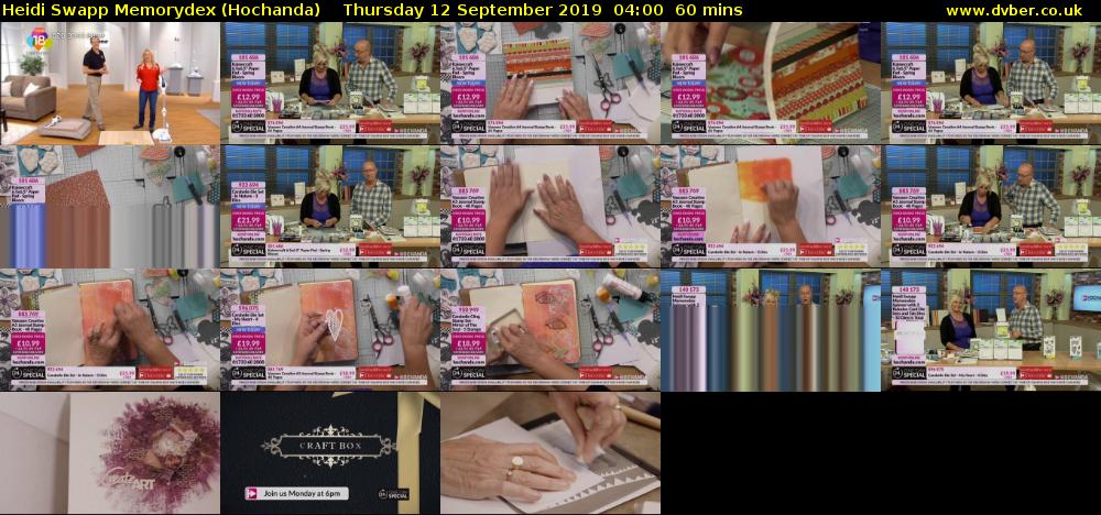 Heidi Swapp Memorydex (Hochanda) Thursday 12 September 2019 04:00 - 05:00