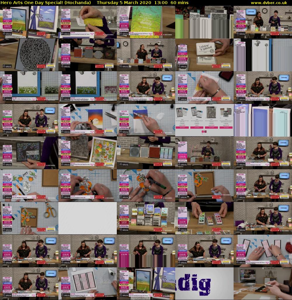 Hero Arts One Day Special! (Hochanda) Thursday 5 March 2020 13:00 - 14:00