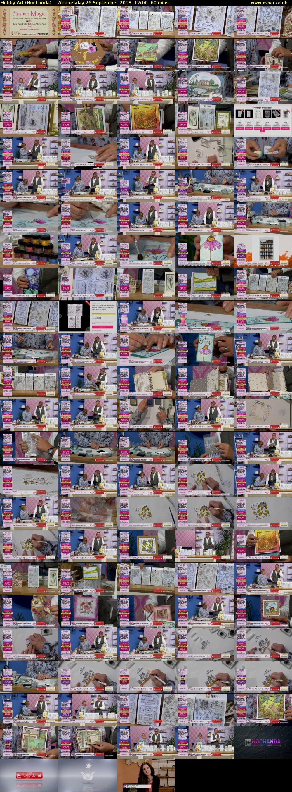Hobby Art (Hochanda) Wednesday 26 September 2018 12:00 - 13:00