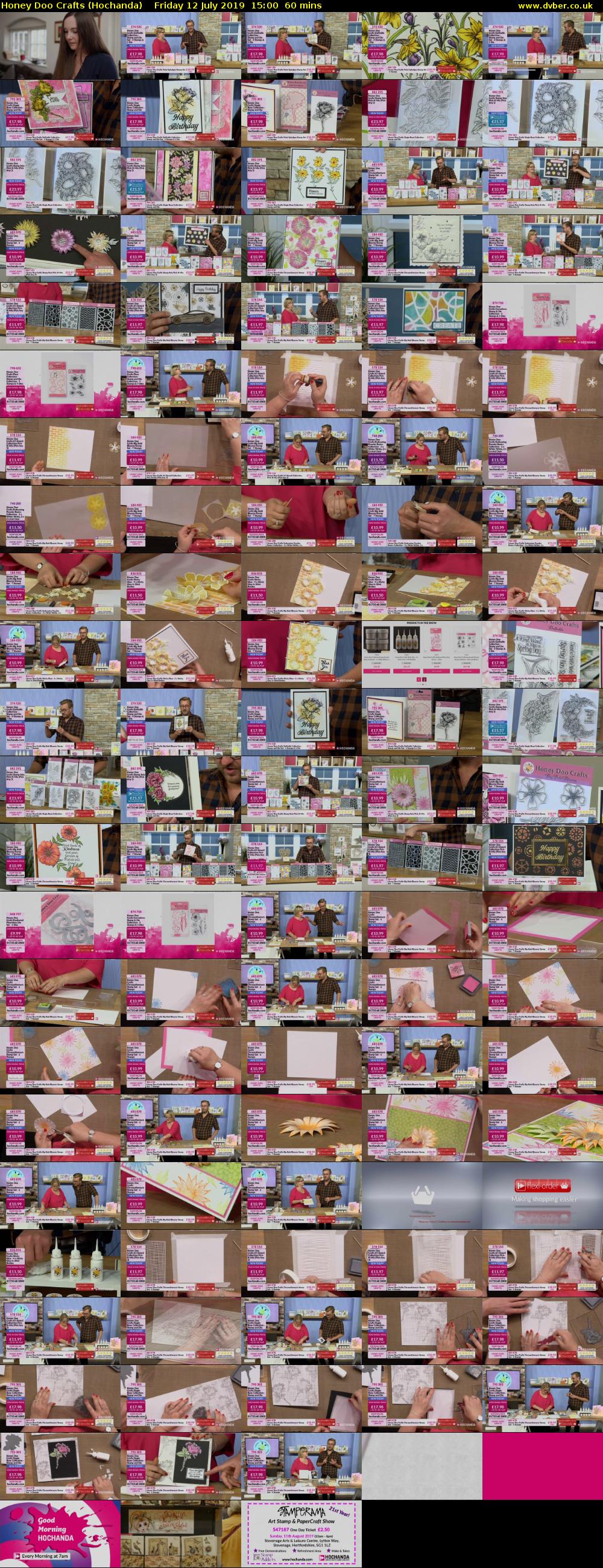 Honey Doo Crafts (Hochanda) Friday 12 July 2019 15:00 - 16:00