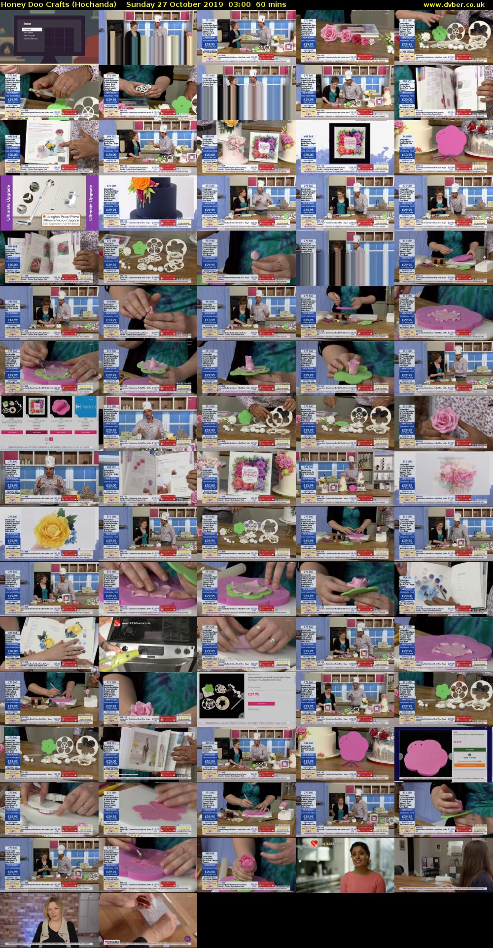 Honey Doo Crafts (Hochanda) Sunday 27 October 2019 03:00 - 04:00