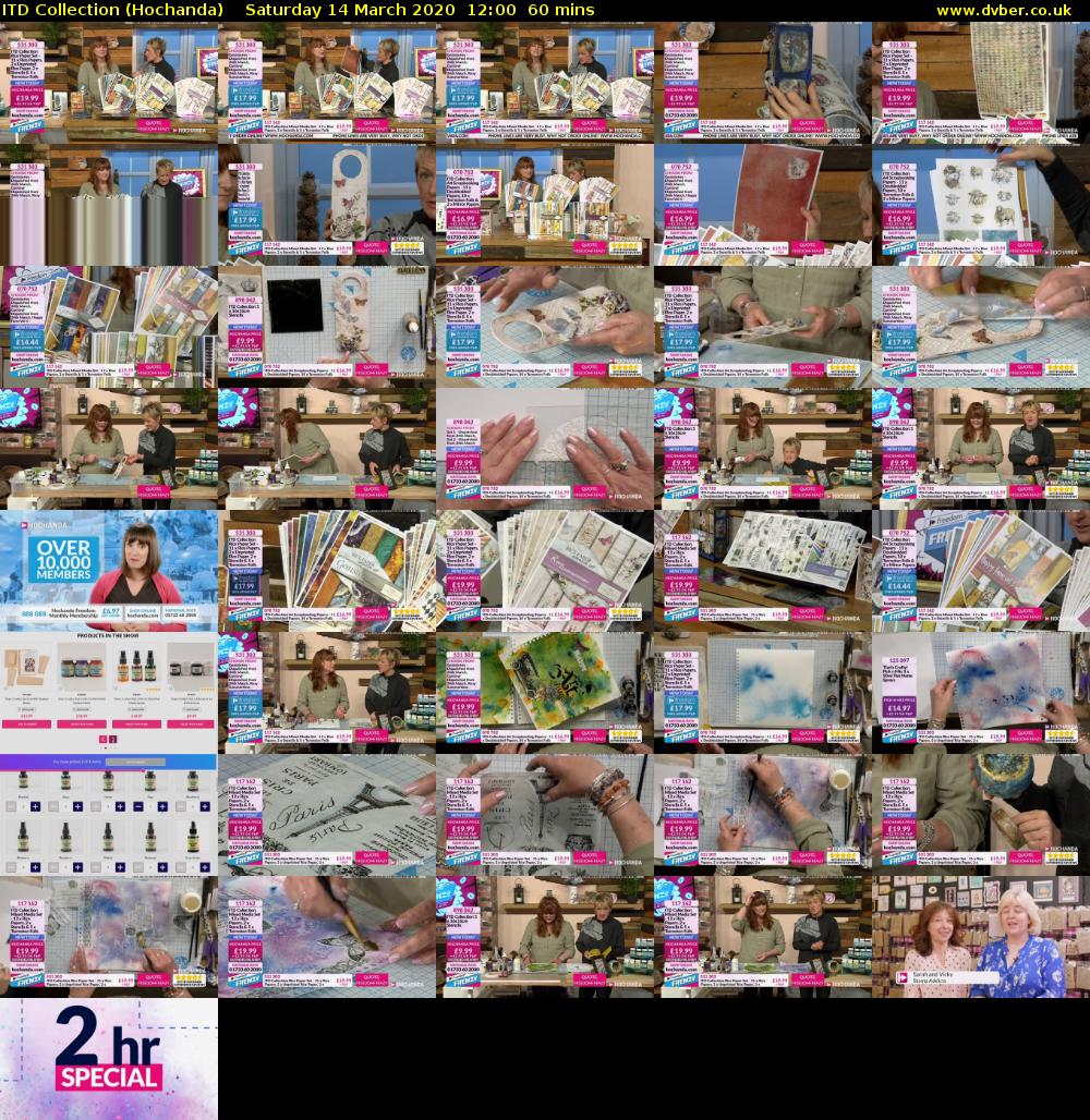 ITD Collection (Hochanda) Saturday 14 March 2020 12:00 - 13:00