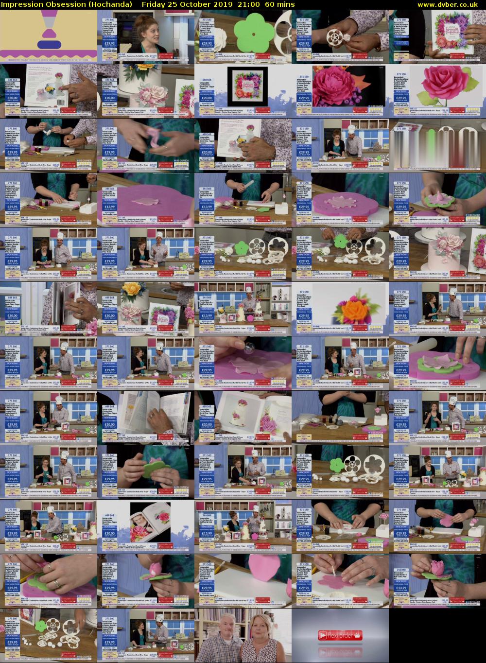 Impression Obsession (Hochanda) Friday 25 October 2019 21:00 - 22:00