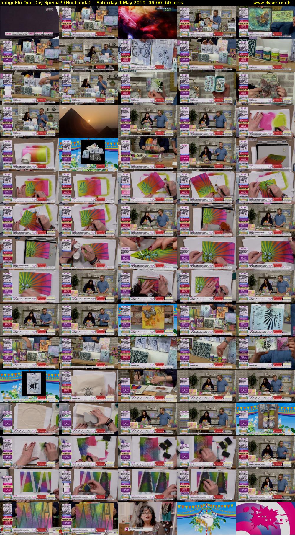 IndigoBlu One Day Special! (Hochanda) Saturday 4 May 2019 06:00 - 07:00