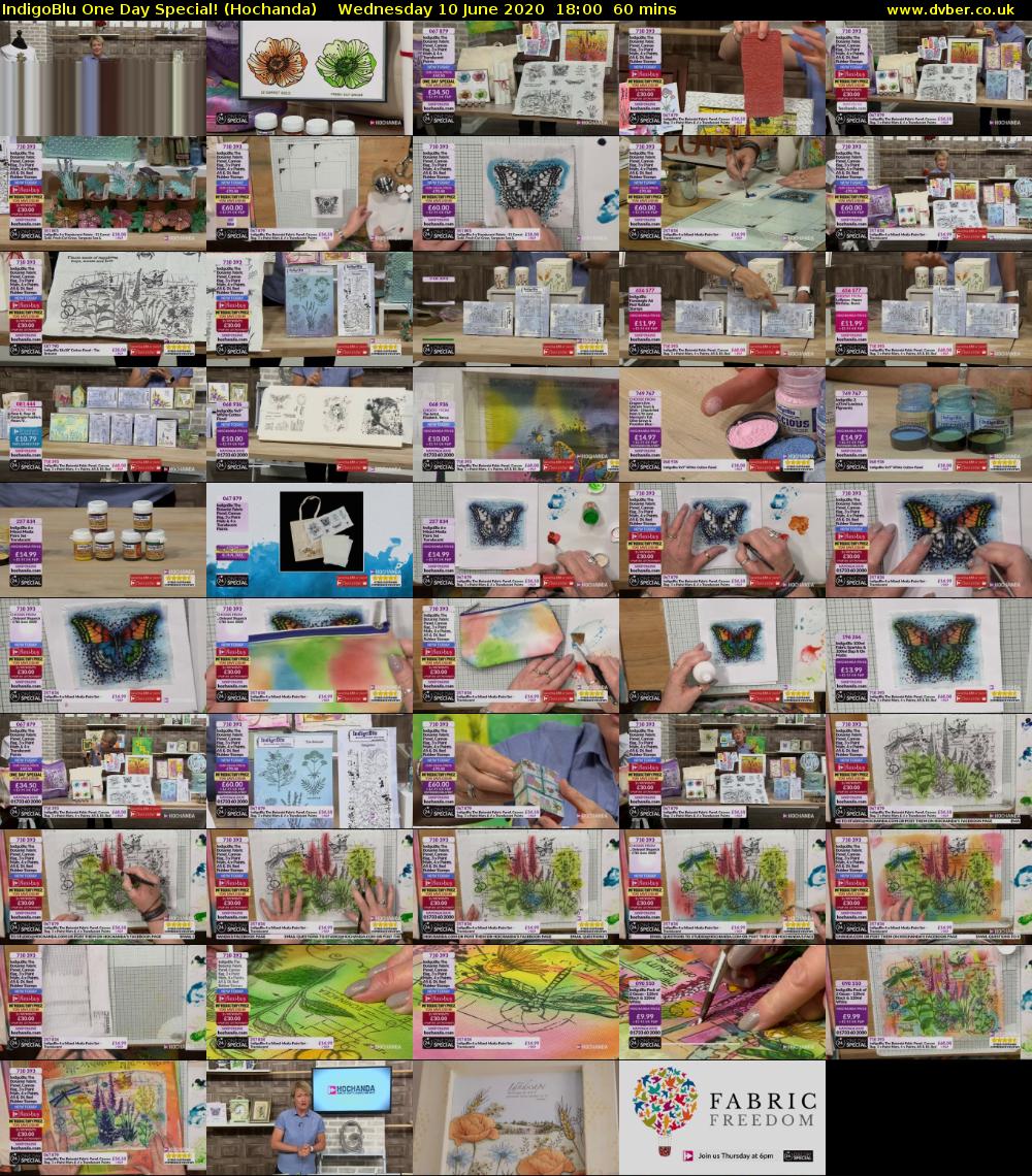 IndigoBlu One Day Special! (Hochanda) Wednesday 10 June 2020 18:00 - 19:00