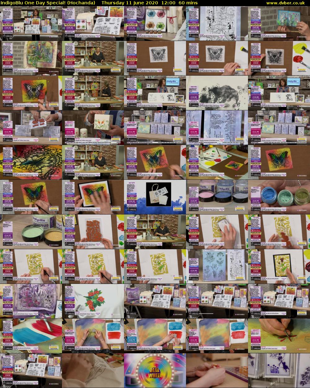 IndigoBlu One Day Special! (Hochanda) Thursday 11 June 2020 12:00 - 13:00