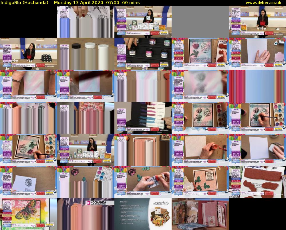 IndigoBlu (Hochanda) Monday 13 April 2020 07:00 - 08:00
