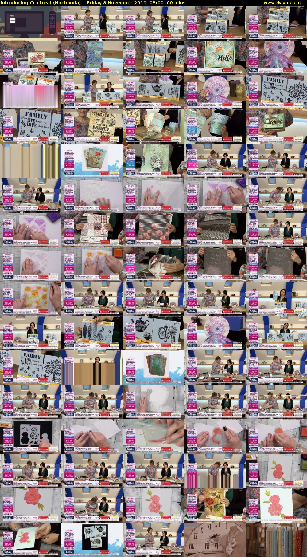 Introducing Craftreat (Hochanda) Friday 8 November 2019 03:00 - 04:00