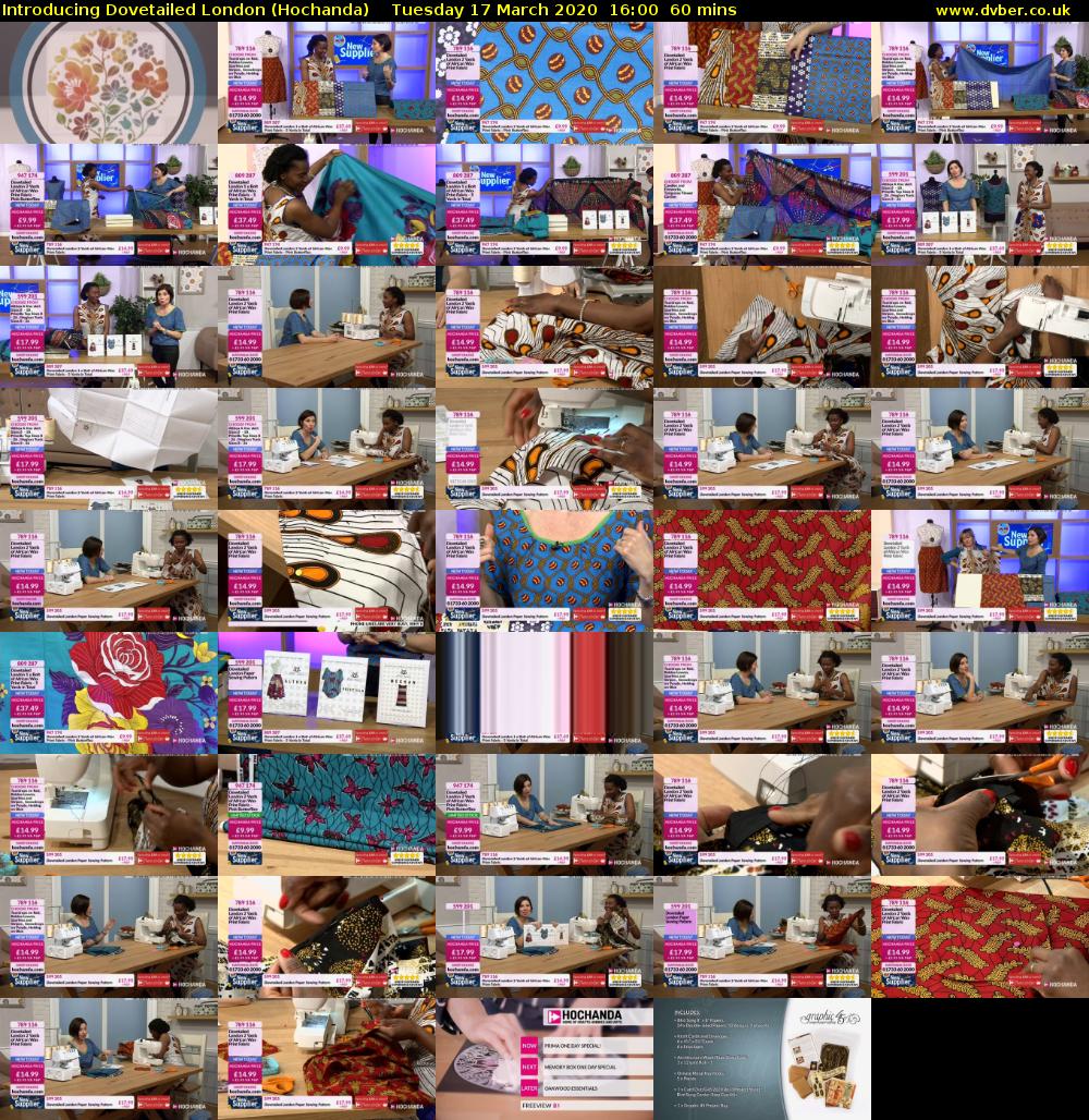Introducing Dovetailed London (Hochanda) Tuesday 17 March 2020 16:00 - 17:00