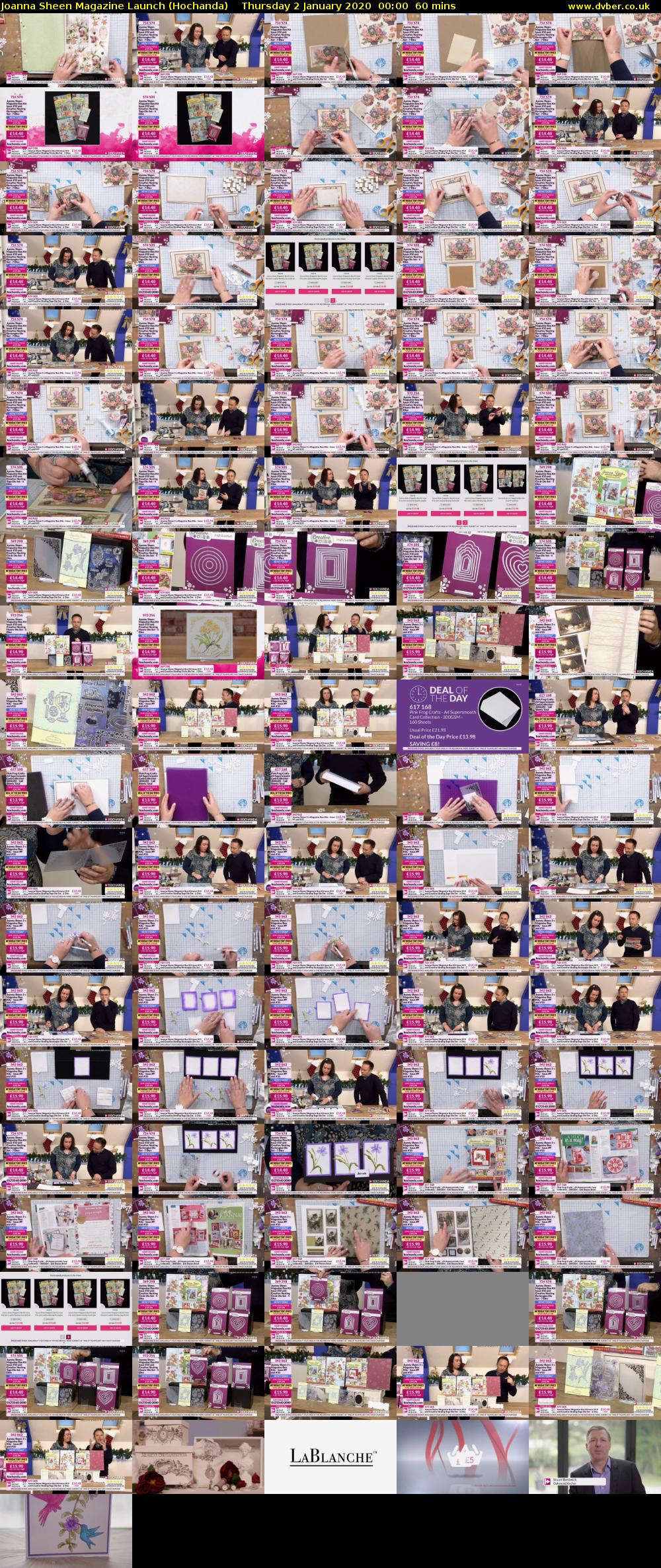 Joanna Sheen Magazine Launch (Hochanda) Thursday 2 January 2020 00:00 - 01:00