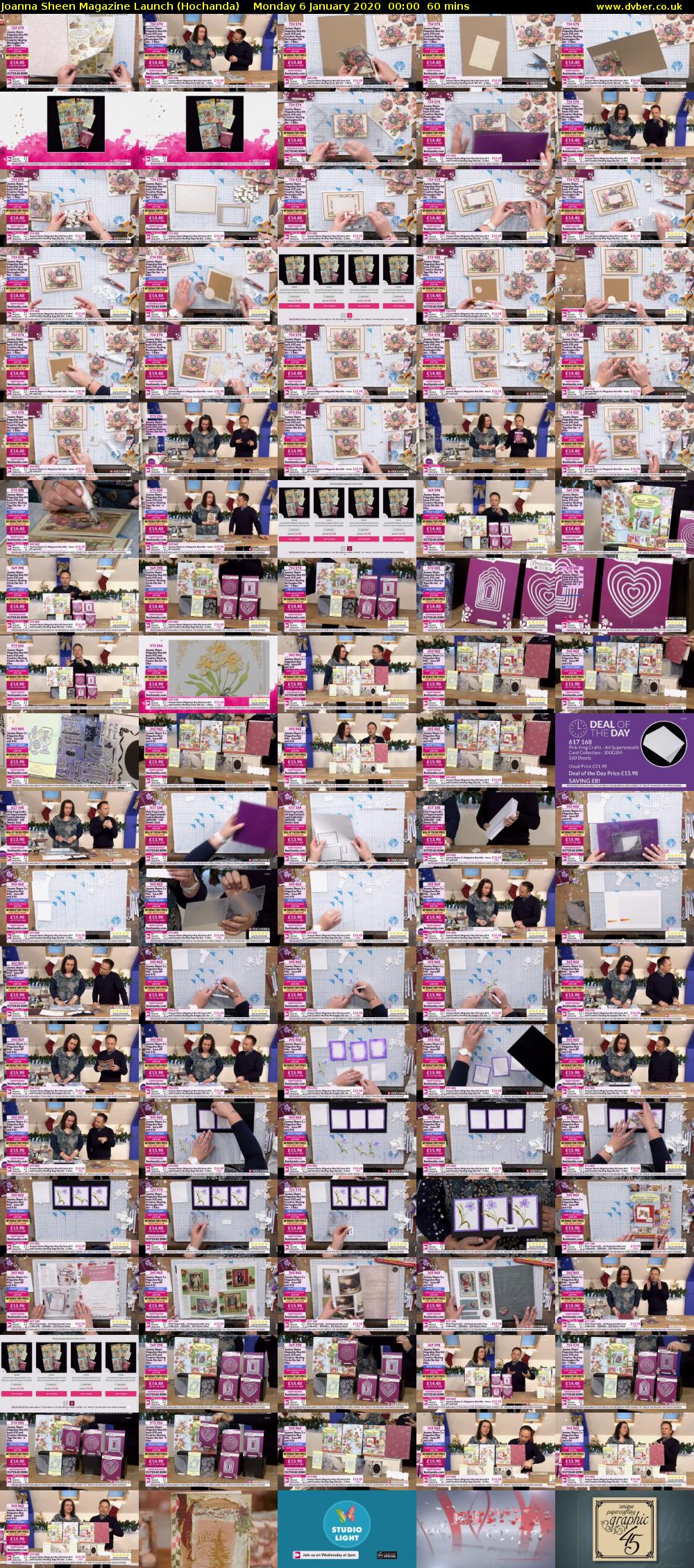 Joanna Sheen Magazine Launch (Hochanda) Monday 6 January 2020 00:00 - 01:00