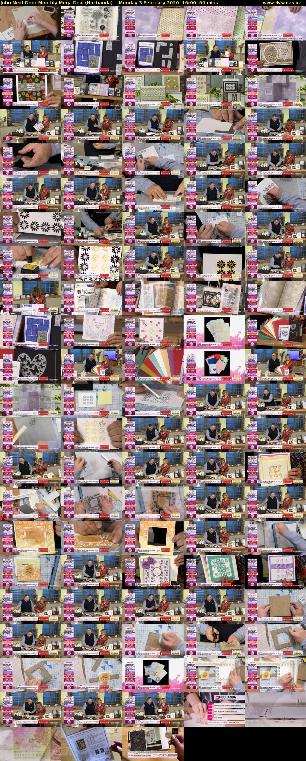 John Next Door Monthly Mega Deal (Hochanda) Monday 3 February 2020 16:00 - 17:00