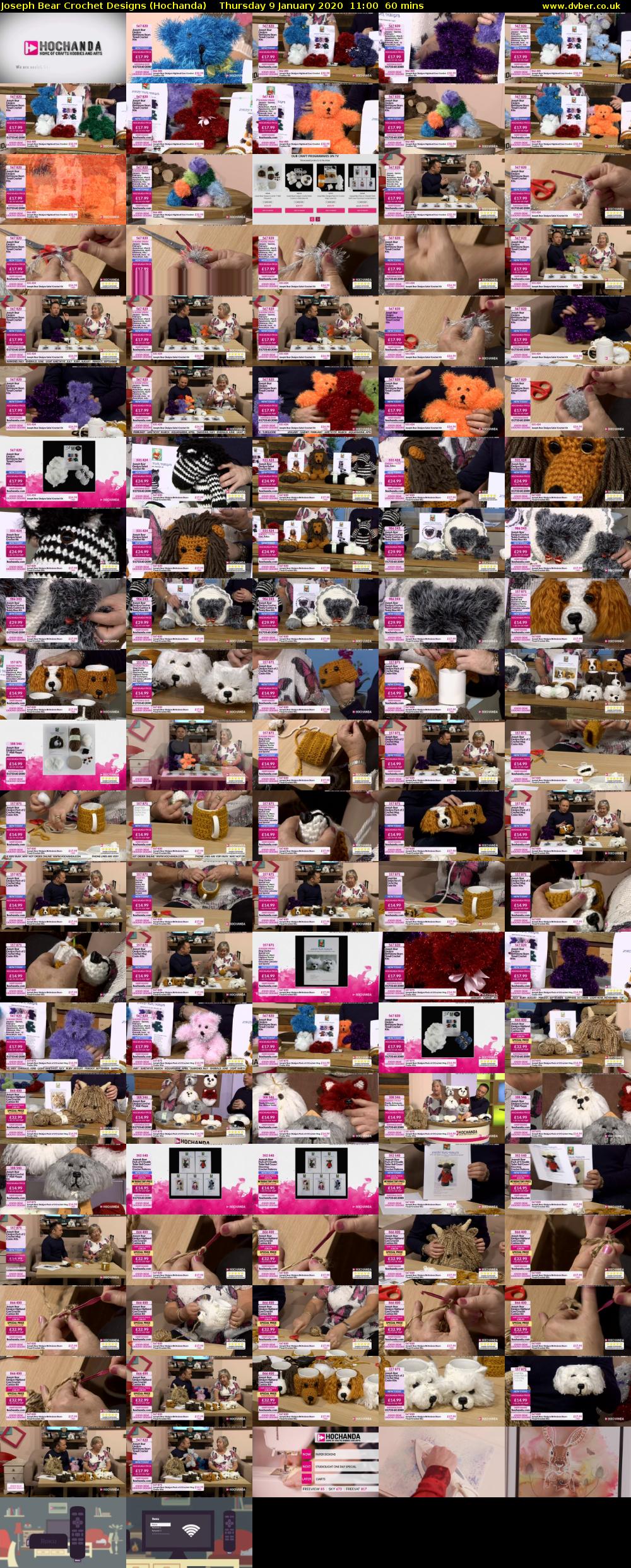Joseph Bear Crochet Designs (Hochanda) Thursday 9 January 2020 11:00 - 12:00