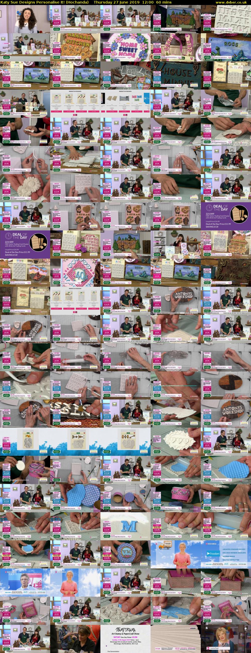Katy Sue Designs Personalise It! (Hochanda) Thursday 27 June 2019 12:00 - 13:00