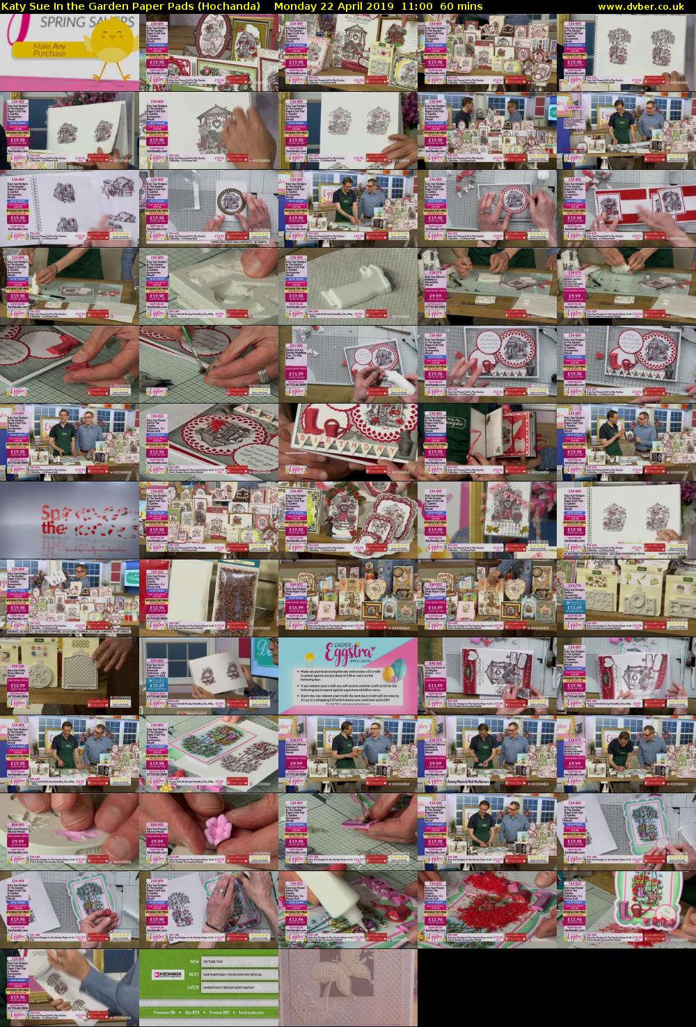Katy Sue In the Garden Paper Pads (Hochanda) Monday 22 April 2019 11:00 - 12:00