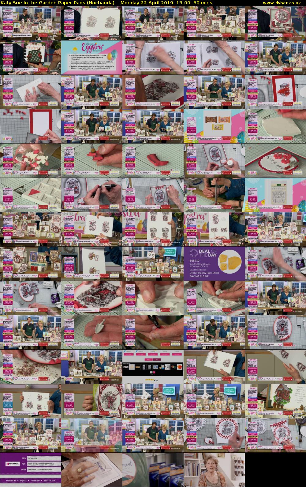 Katy Sue In the Garden Paper Pads (Hochanda) Monday 22 April 2019 15:00 - 16:00