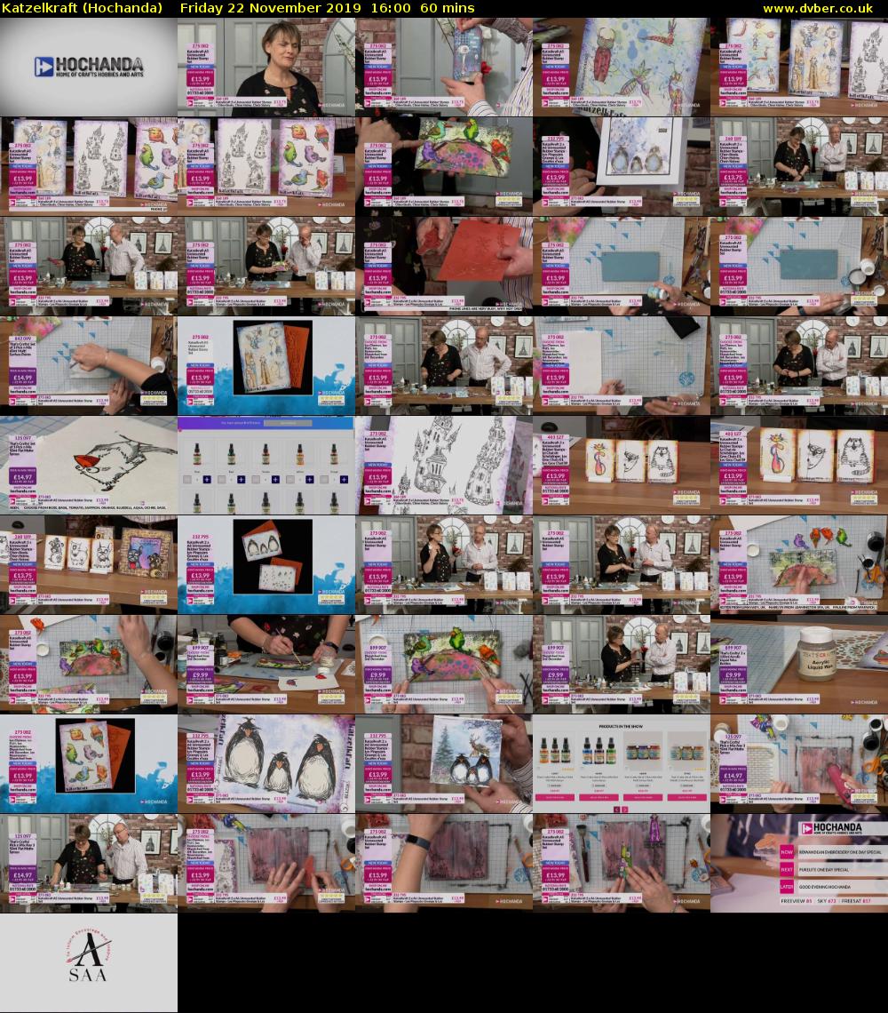 Katzelkraft (Hochanda) Friday 22 November 2019 16:00 - 17:00