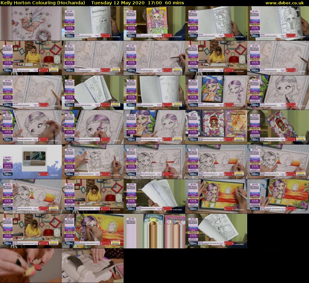 Kelly Horton Colouring (Hochanda) Tuesday 12 May 2020 17:00 - 18:00