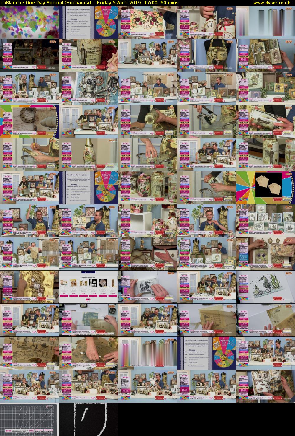 LaBlanche One Day Special (Hochanda) Friday 5 April 2019 17:00 - 18:00