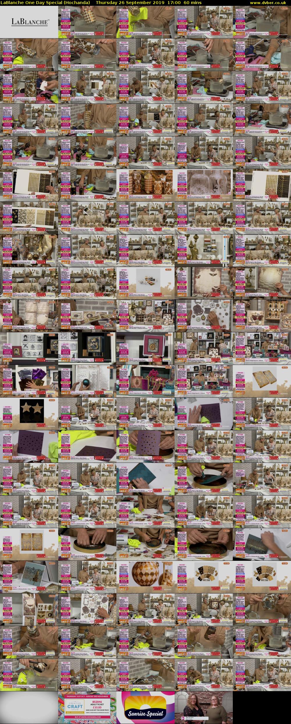 LaBlanche One Day Special (Hochanda) Thursday 26 September 2019 17:00 - 18:00
