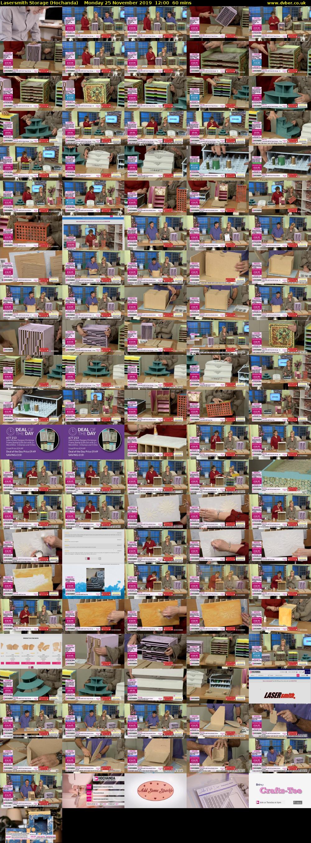 Lasersmith Storage (Hochanda) Monday 25 November 2019 12:00 - 13:00