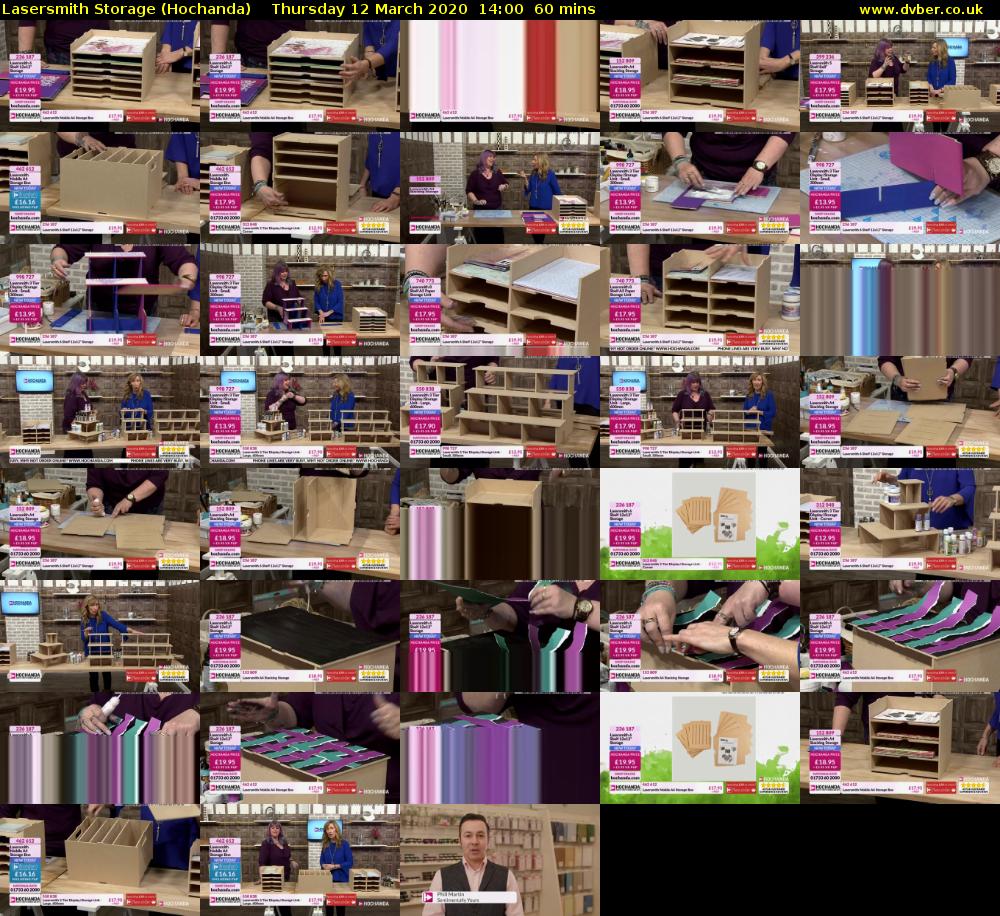 Lasersmith Storage (Hochanda) Thursday 12 March 2020 14:00 - 15:00