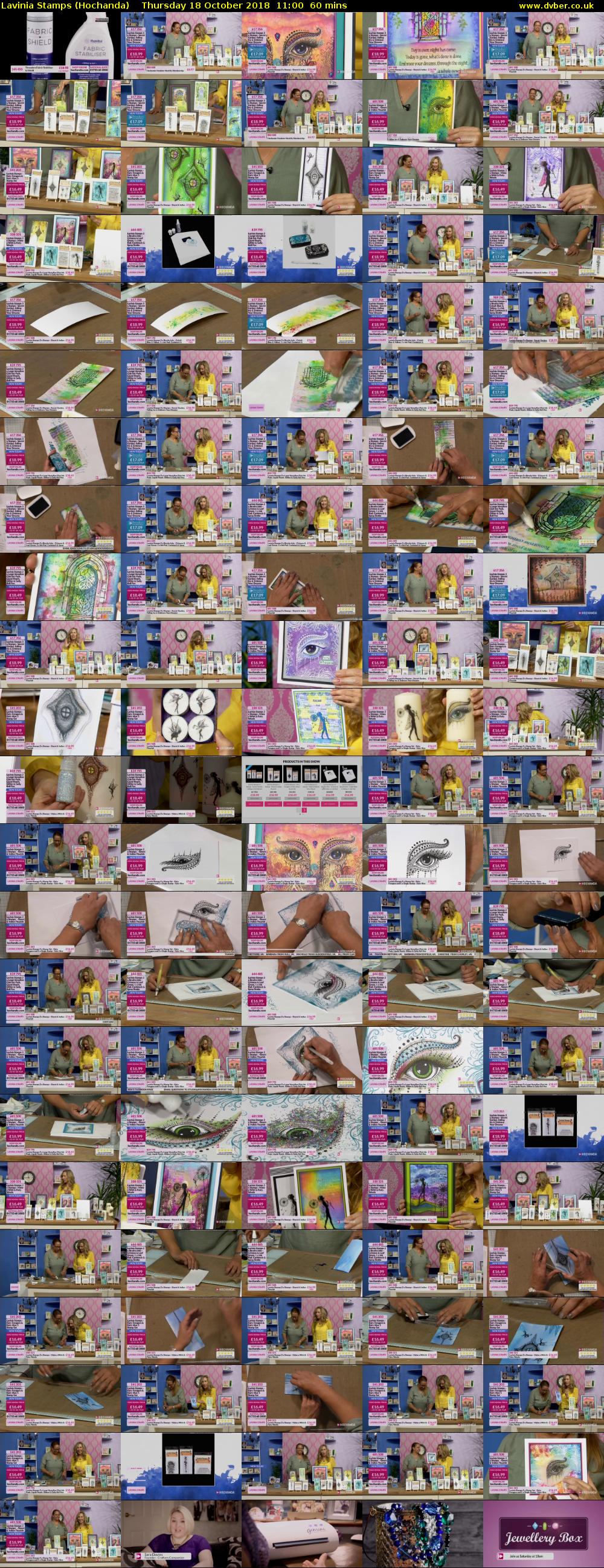 Lavinia Stamps (Hochanda) Thursday 18 October 2018 11:00 - 12:00