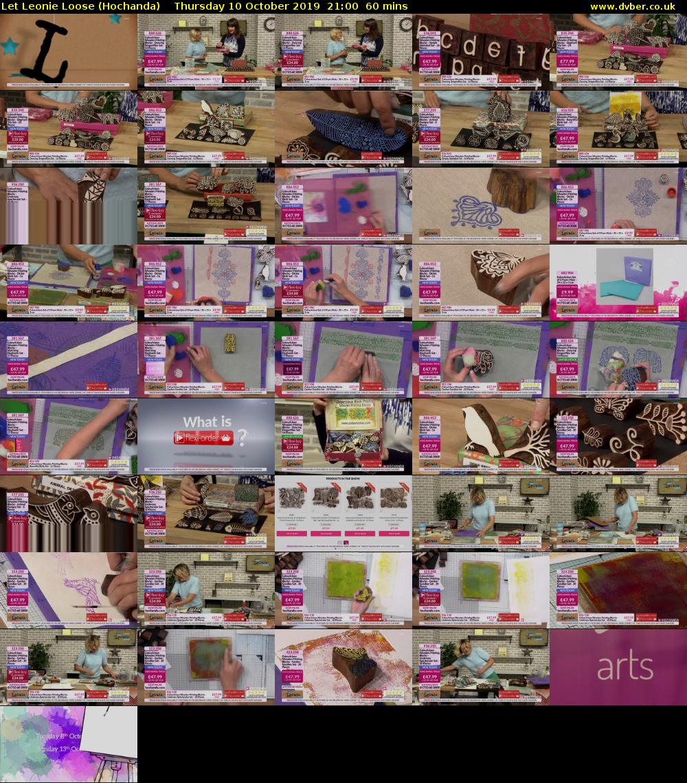 Let Leonie Loose (Hochanda) Thursday 10 October 2019 21:00 - 22:00