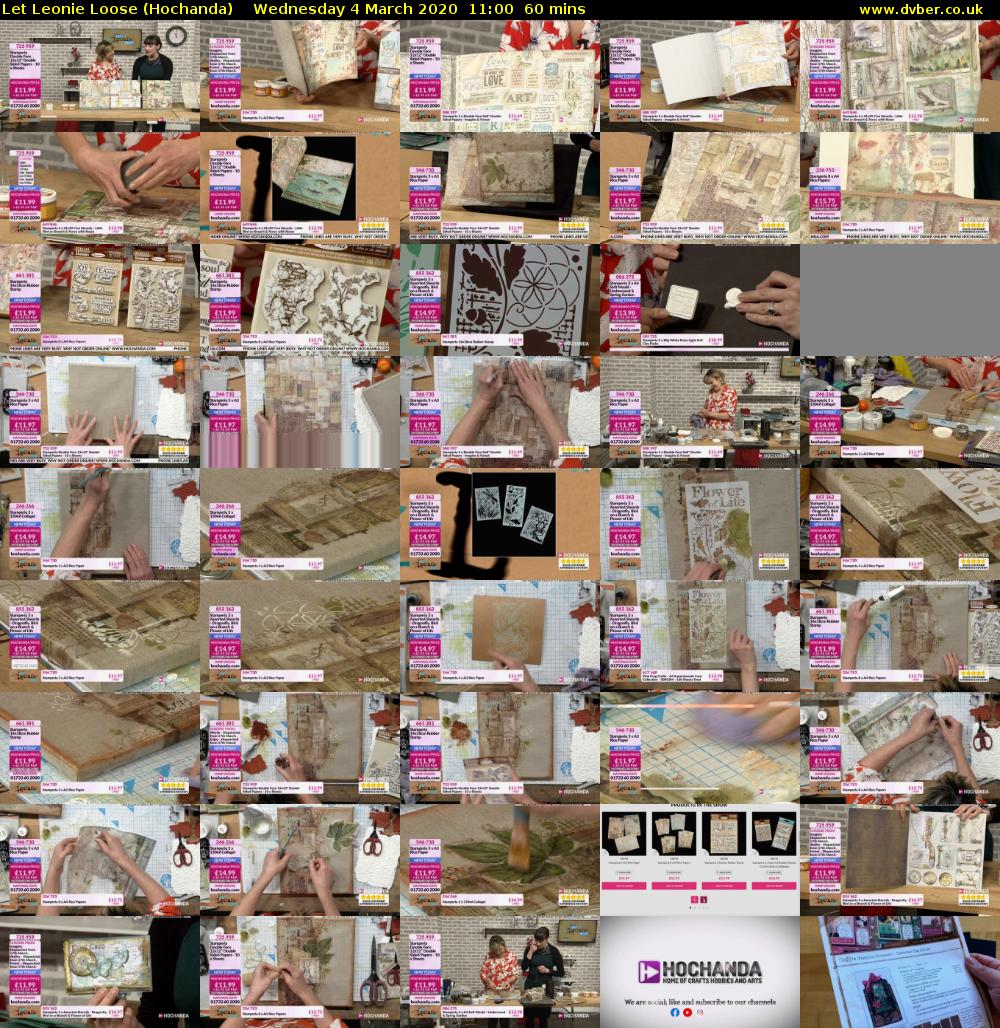 Let Leonie Loose (Hochanda) Wednesday 4 March 2020 11:00 - 12:00