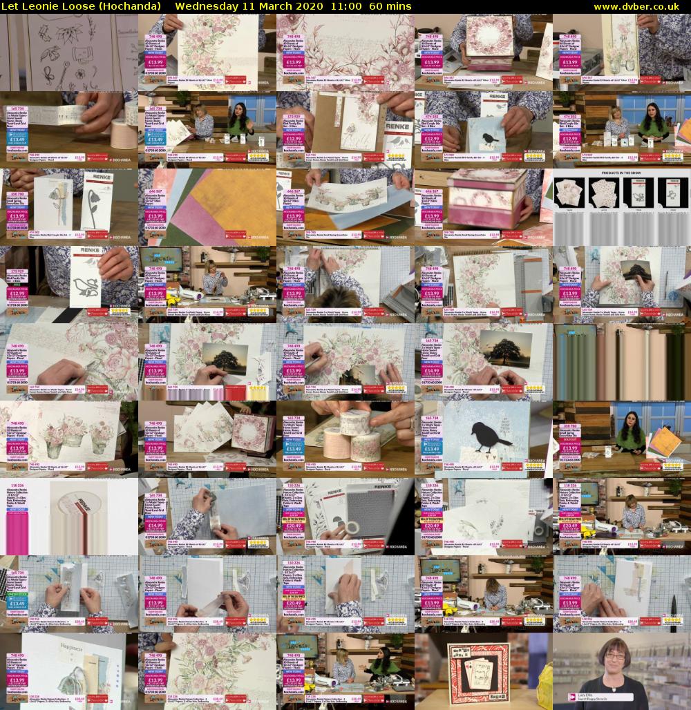 Let Leonie Loose (Hochanda) Wednesday 11 March 2020 11:00 - 12:00