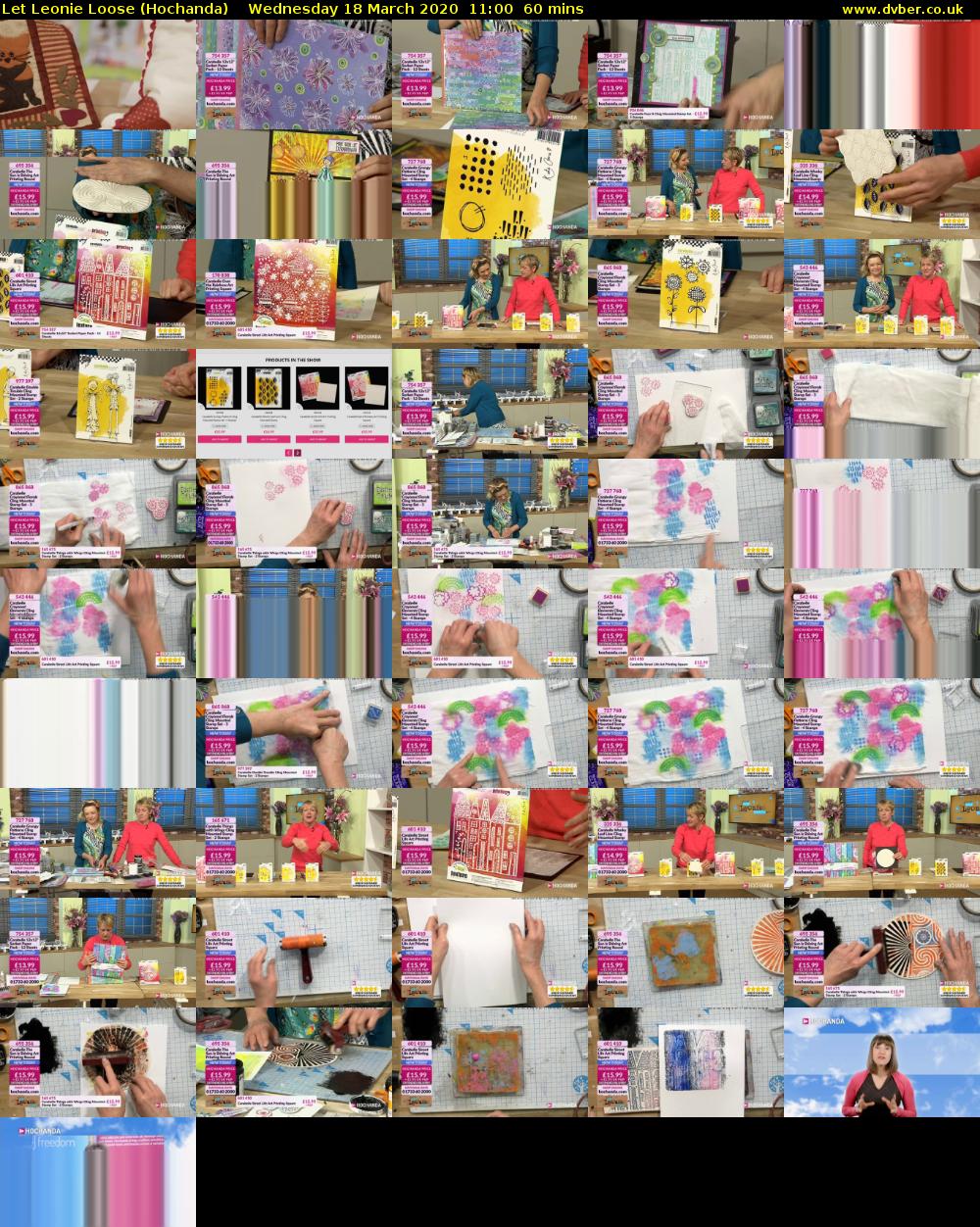 Let Leonie Loose (Hochanda) Wednesday 18 March 2020 11:00 - 12:00