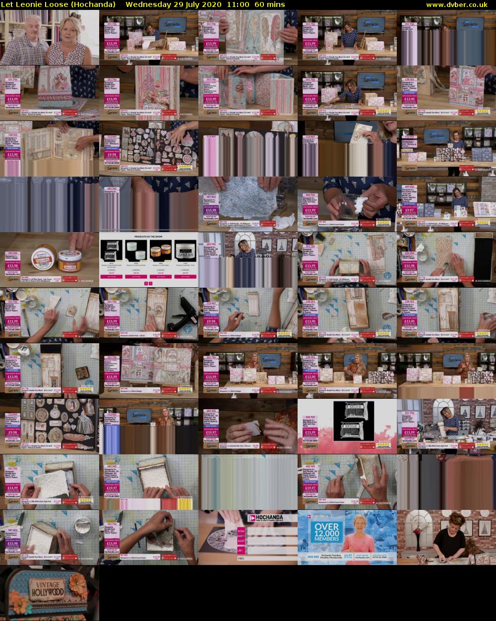 Let Leonie Loose (Hochanda) Wednesday 29 July 2020 11:00 - 12:00