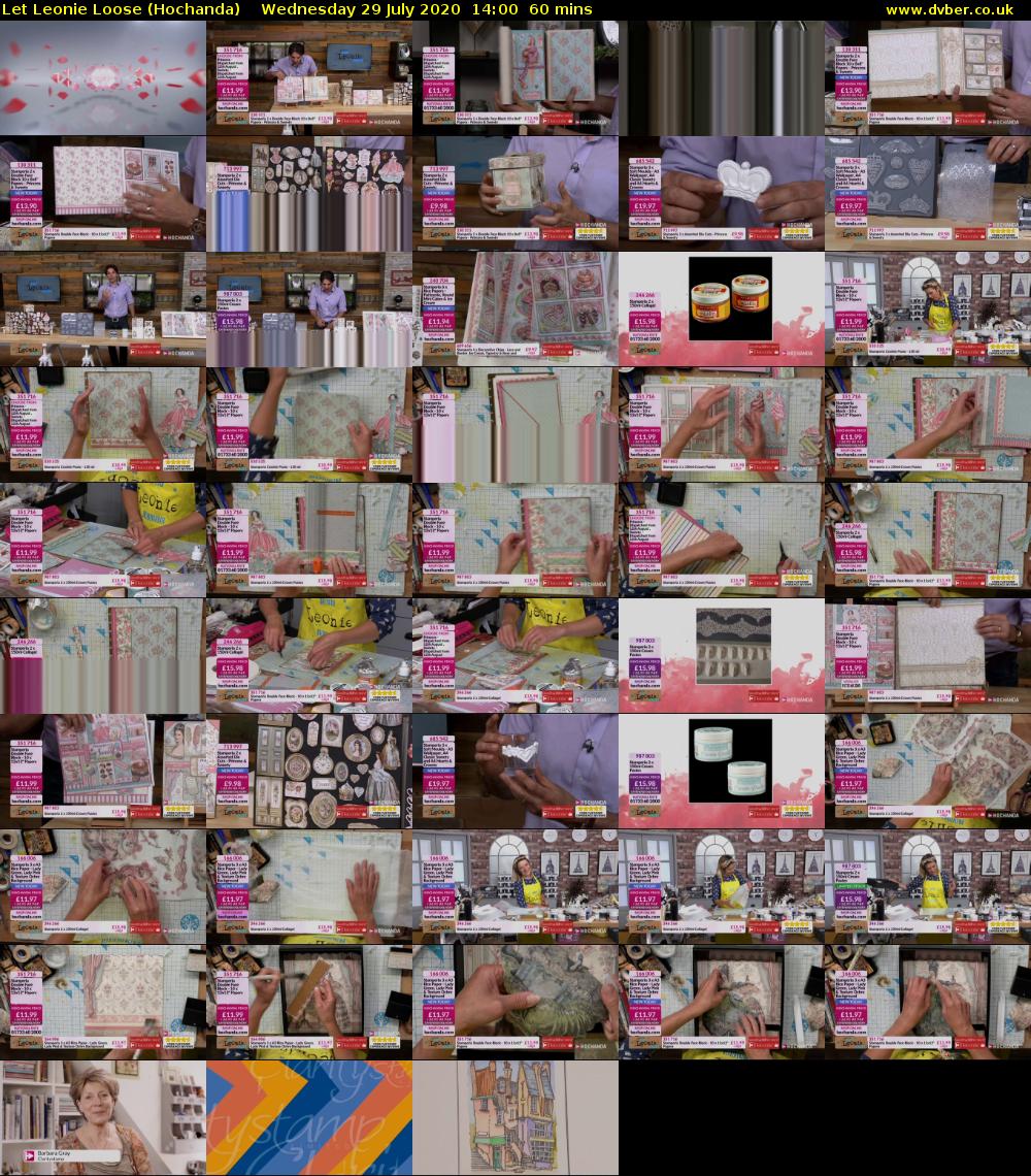 Let Leonie Loose (Hochanda) Wednesday 29 July 2020 14:00 - 15:00