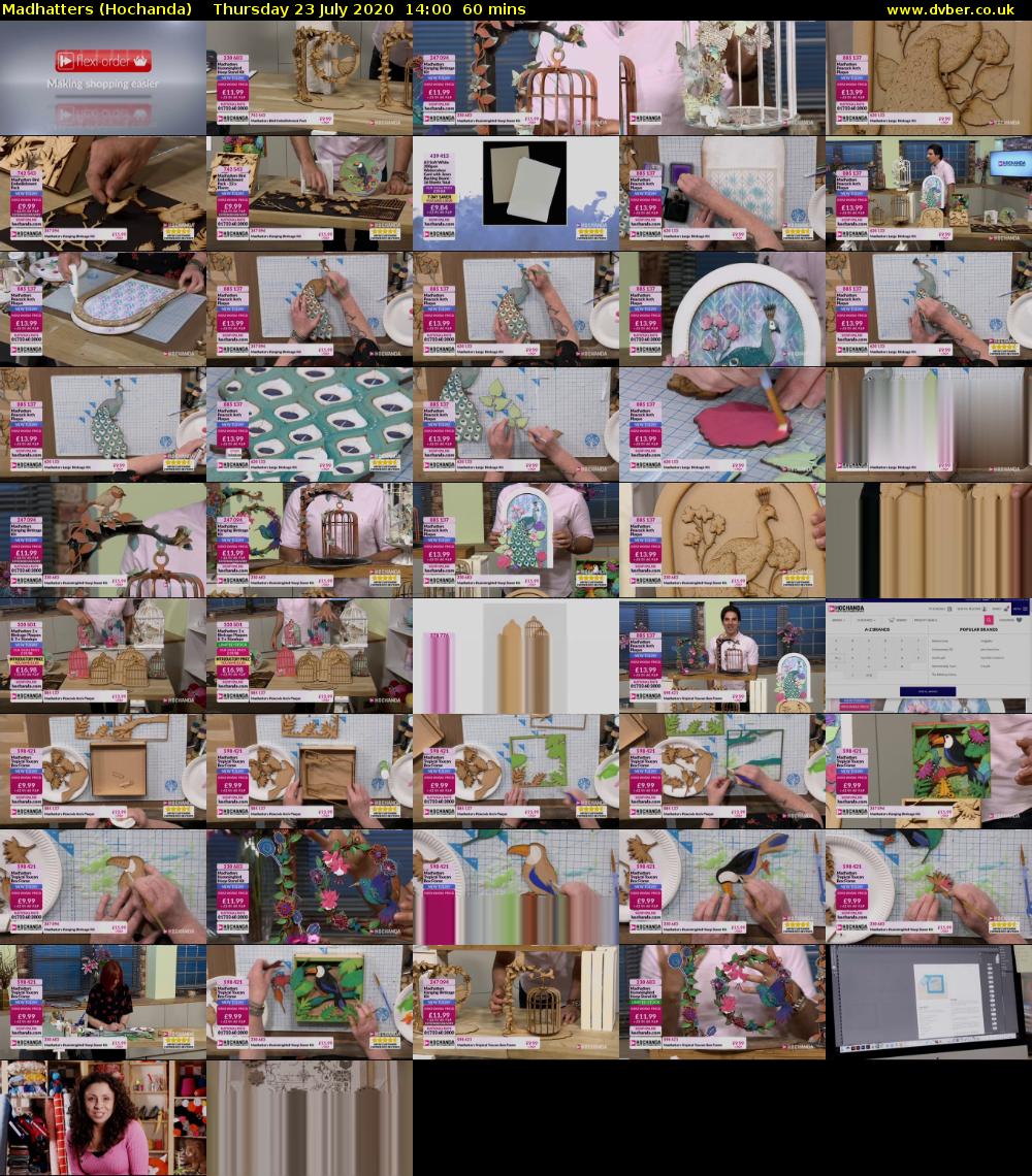 Madhatters (Hochanda) Thursday 23 July 2020 14:00 - 15:00